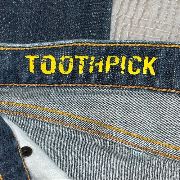 J Crew Factory Womens Toothpick Denim Bue Jeans Dark Wash Size 28 - Picture 4 of 10